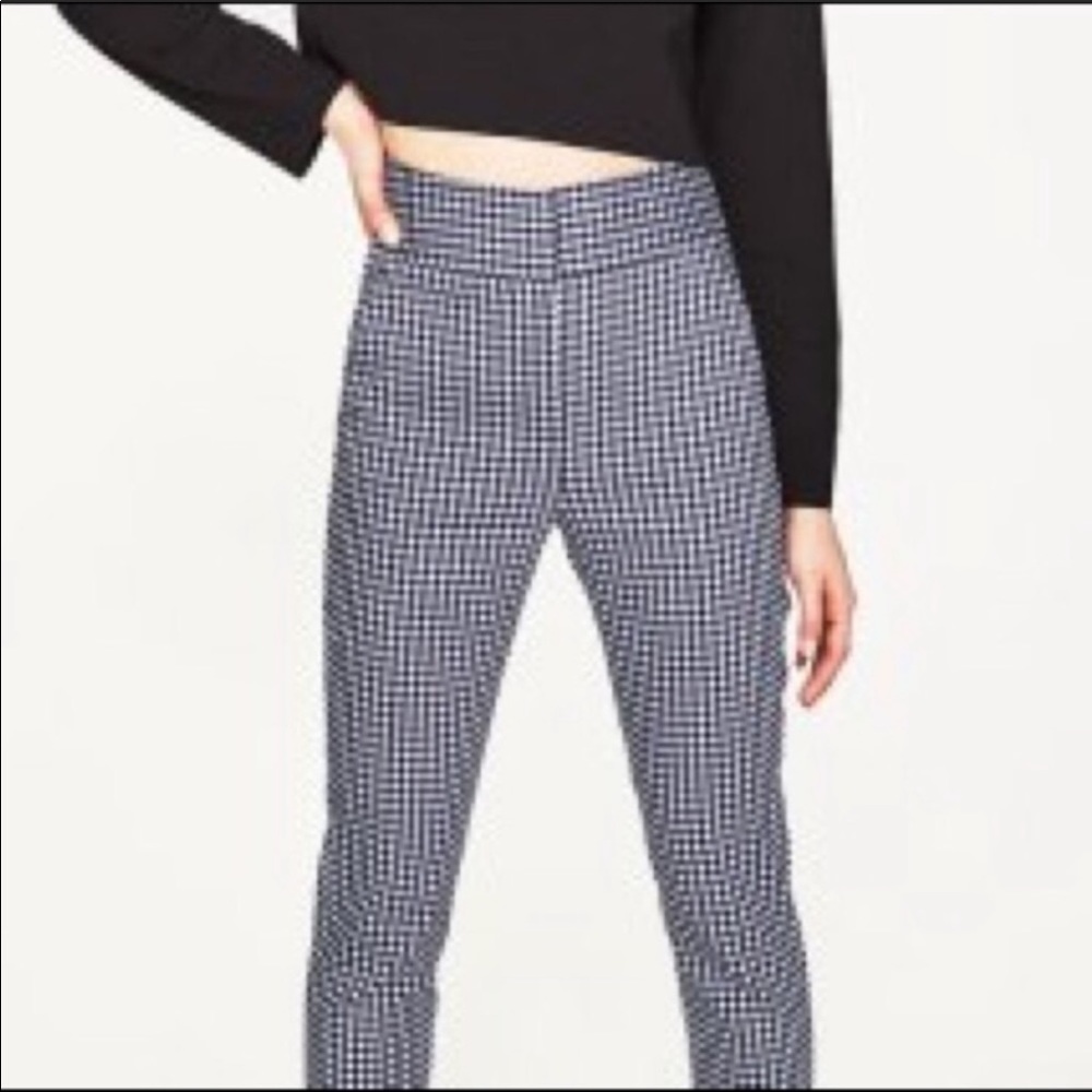 Zara woman’s gingham pants M